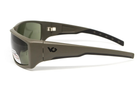 Захисні окуляри Venture Gear Tactical OverWatch Green (forest grey) Anti-Fog, чорно-зелені в зеленій оправі - зображення 4