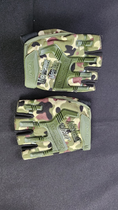 Перчатки беспалые тактические YS-J-053 рамер М (обхват 22,5-23,5 см) Камуфляж - изображение 5