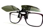 Полярізаційна накладка на окуляри (чорна) - зображення 3