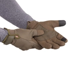 Тактичні рукавички із закритими пальцями Zelart Military Rangers 9878 XL Olive - зображення 3