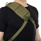 Рюкзак тактический патрульный однолямочный Zelart Military Rangers Heroe 9115 объем 13 литров Olive - изображение 8