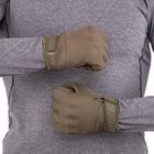 Перчатки тактические с закрытыми пальцами Zelart Military Rangers 9878 M Olive - изображение 4
