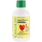Жидкий кальций с магнием, Calcium with Magnesium, ChildLife, вкус натурального апельсина, 474 мл (CDL-10700)