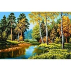 Алмазная мозаика "Осень в лесу" Алмазная мозаика 50x30см DM-258