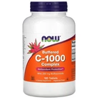 Витамин C - 1000, Buffered C, Now Foods, 180 таблеток, (NOW-00702)