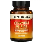 Вітамін Д3 та К2, Dr. Mercola, 30 кап. (MCL-01691)