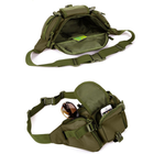Тактическая военная сумка на плечо 5 л - изображение 6