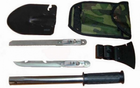 Универсальный набор туриста (лопата+топор+нож-штык+пилка) с чехлом 5 в 1 - изображение 4