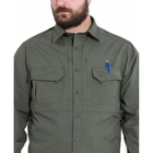Тактическая рубашка Pentagon Plato Shirt K02019 X-Large, Camo Green (Сіро-Зелений) - изображение 4