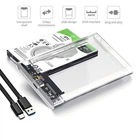 Зовнішній карман Shuole USB 3.1 Type-C корпус для 2.5 SSD/HDD Прозорий корпус (TM-3.1)