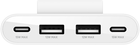 USB-подовжувач живлення Belkin 4-портовий 2xC 2xA 30 Вт білий (BUZ001BT2MWHB7) - зображення 3