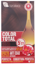 Farba kremowa z utleniaczem do włosów Azalea Color Total 5.77 Light Brown Hair Intense Brown 100 ml (8420282037556) - obraz 1
