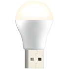 Портативная USB лампочка ночник XO Y1 life light мини светильник фонарик подсветка светодиодная Белый (AX84099)