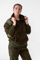 Костюм Eva Military спортивний флісовий, тактичний жіночий колір хакі, розмір L (48-52) - зображення 8