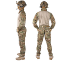 Тактический комплект демисезонный IdoGear G3 штаны ACP + рубашка UBACS + наколенники + налокотники размер М Мультикам - изображение 6