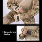 Тактический комплект демисезонный IdoGear G3 штаны ACP + рубашка UBACS + наколенники + налокотники размер S Мультикам - изображение 4