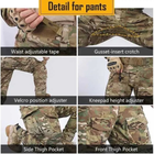 Тактический комплект демисезонный IdoGear G3 штаны ACP + рубашка UBACS + наколенники + налокотники размер XXL Мультикам - изображение 9