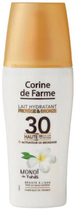 Сонцезахисний лосьйон Corine De Farme Protect And Tan Moisturizing Milk SPF30 150 мл (3468080008359) - зображення 1