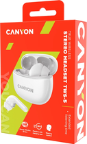 Słuchawki bezprzewodowe Canyon TWS-5 Białe(CNS-TWS5W) - obraz 5