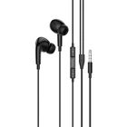 Навушники проводні Hoco Crystal sound wire-controlled earphones with microphone M101 Pro black