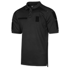 Поло футболка тактична польова повсякденна футболка для силових структур XL Чорний (SK-N1801XLS) - зображення 1
