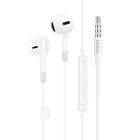 Навушники проводні HOCO Pure joy Wire control earphones with microphone M109 white