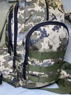 Рюкзак тактический штурмовой 35 литров пиксель. Рюкзак военный - изображение 9