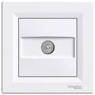 Розетка ТВ конечная, белый, с рамкой EPH3200121 Schneider Asfora