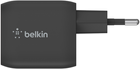 Зарядний пристрій Belkin 65W PD PPS Dual USB-C GaN (WCH013VFWH) - зображення 3