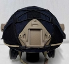 Чехол кавер для баллистического шлема каски типу FAST mich 2000 черный - изображение 4