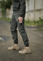 Теплые штаны нгу на флисе Брюки карго Олива софт шелл 46 - изображение 4
