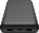 УМБ Belkin 20K, USB-A C 15 Вт чорний (BPB012BTBK) - зображення 3