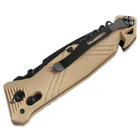 Нож Outdoor CAC Nitrox Serrator PA6 Sand (11060102) - изображение 2