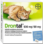 Tabletki odrobaczające dla kotów VETOQUINOL Drontal 230mg/20mg (DLZVEOPLK0001) - obraz 1