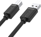Kabel Unitek USB 2.0 AM-BM 2 m Czarny (Y-C4001GBK) - obraz 2