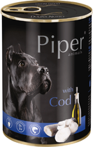 Mokra karma dla psów Dolina noteci piper z dorszem 400 g (5902921302421) - obraz 1