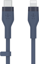 Кабель Belkin USB-C - Lightning Silicone 3 м Blue (CAA009BT3MBL) - зображення 2