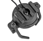 Адаптер, кріплення для активних навушників на шолом 19-22мм, затискний, комплект - зображення 3