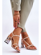 Жіночі сандалі S.Barski D&A CR-232 40 Бежеві (5905677006797) - зображення 3