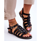 Жіночі сандалі LEMAR Lawren 38 Чорні (5905677003031) - зображення 1