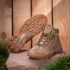 Тактические летние ботинки (цвет койот), обувь для ВСУ, тактическая обувь, размер 48 (105002-48) - изображение 4