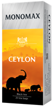 Чай чорний 2г*25, пакет, CEYLON, МОНОМАХ