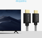 Kabel Orico HDMI - HDMI 2.0 4K 60 Hz 3 m (HD501-30-BK-BP) - obraz 6