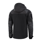 Флісова тактична куртка M-Tac Norman Windblock Fleece Black чоловіча M, Військова демісезонна куртка чорна - зображення 4