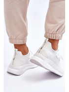 Sneakersy damskie z siatki na platformie do kostki wsuwane Cross Jeans LL2R4031 37 Białe (8697319464481) - obraz 5