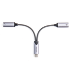 Adapter Unitek USB Typ-C na 2x port USB Typ-C Audio i 18W (M206A) - obraz 4
