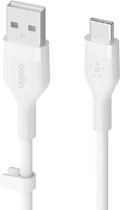 Кабель Belkin USB-A - USB-C Silicone 3 м White (CAB008BT3MWH) - зображення 3