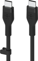 Kabel Belkin USB-C - USB-C 2.0 Silikonowy 2 m Czarny (CAB009BT2MBK) - obraz 3