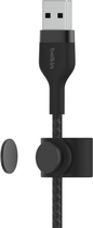 Kabel Belkin USB-A do LTG w oplocie silikonowym 2 m czarny (CAA010BT2MBK) - obraz 4