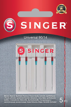 Голка для швейної машини Singer UNIVERSAL 90/14 5PK 5 шт. (7393033107383) - зображення 1